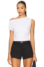 Poplin Off Shoulder Top - thumbnail 4