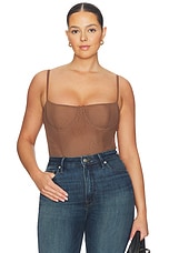 Mesh Bustier Bodysuit Top - thumbnail 5