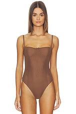 Mesh Bustier Bodysuit Top - thumbnail 6