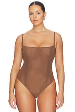 Mesh Bustier Bodysuit Top - thumbnail 7