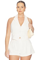 Luxe Suiting Halter Vest - thumbnail 4