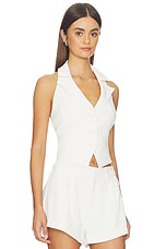 Luxe Suiting Halter Vest - thumbnail 5