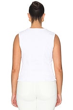 Button Front Peplum Top - thumbnail 9