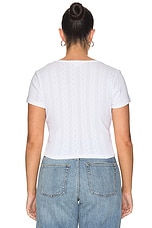 The Pointelle Square Neck Top - thumbnail 9