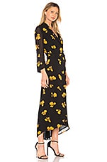 ganni fairfax georgette dress