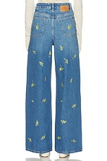 Printed Flower Denim Lari Jeans - thumbnail 7