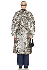 Laminated Canvas Trenchcoat - thumbnail 4