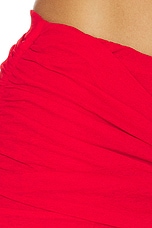 Marl Mesh Draped Long Skirt - thumbnail 9
