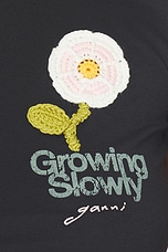 Basic Cotton Jersey Baby Fit Crochet Patch T-shirt - thumbnail 8
