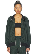 Triacetate Pinstripe Track Jacket - thumbnail 4