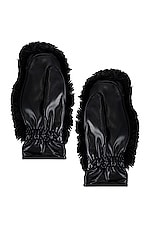 Hill Faux Fur Mittens - thumbnail 5