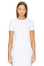Short Sleeve Cotton Rib Tee