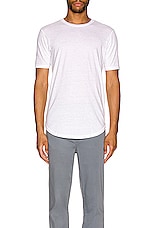 Goodlife Triblend Scallop Crew in White | REVOLVE