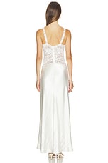 Milena Lace Combo Liquid Satin Maxi Dress - thumbnail 6