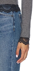 Olivia Lace Combo Henley Sweater - thumbnail 8