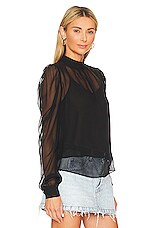 [Plus] Winnona Short Sleeve Blouse - Lavender