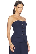 Quinn Linen Bustier - thumbnail 4