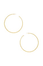 Product image of gorjana Taner XL Hoop Earrings. Click to view full details