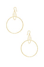 Product image of gorjana Interlocking Large Circle Earrings. Click to view full details