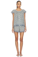 The Flutter Sleeve Eyelet Top - thumbnail 7