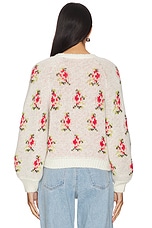 The Great The Carousel Cardigan in White Heirloom Rose | REVOLVE