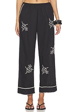 The Weekend Pant With Hanky Embroidery - thumbnail 4