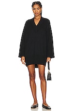 Product image of GRLFRND Roho V Neck Sweater Dress. Click to view full details