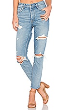 Product image of GRLFRND Karolina High-Rise Skinny Jean with Butt Slit. Click to view full details