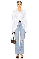 Sara Super High Rise Slim Straight Jeans - thumbnail 8