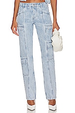 Product image of GRLFRND Naomi Low Rise Slim Cargo. Click to view full details