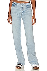 Jordan Low Rise Frayed Waist Boyfriend