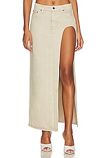 Product image of GRLFRND Blanca Maxi Skirt With High Slit. Click to view full details