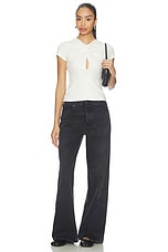 Keyhole Twist Short Sleeve Tee - thumbnail 6