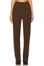 Cashmere Cable Trouser