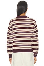 Collegiate Stripe Polo Sweater - thumbnail 5