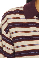 Collegiate Stripe Polo Sweater - thumbnail 7