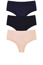 High Cut Thong 3pk