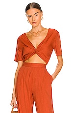Linen Twist Top