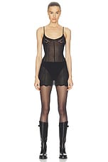 Pointelle Mini Dress - thumbnail 4