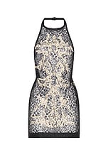 Feather Lace Mini Dress - thumbnail 7