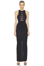 Wave Lace Evening Dress - thumbnail 4