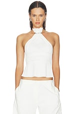 Halo Pleat Halter Top - thumbnail 4