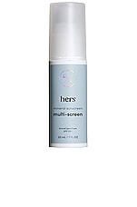 Product image of hers hers Multi-Screen SPF 50 Facial Sunscreen. Click to view full details