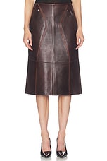 Leather Saddle Skirt - thumbnail 4