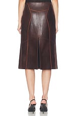 Leather Saddle Skirt - thumbnail 7
