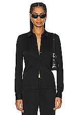 Fluid Button Up Blouse