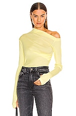 Product image of Helmut Lang Rib Off The Shoulder Top. Click to view full details