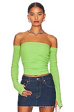 Product image of Helmut Lang Twist Long Sleeve Tube Top. Click to view full details