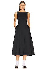 long sleeve floral midi dress with Pleated Skirt Tory Burch Floral Print Size:m-10 Available