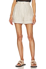 Product image of Helsa Linen Rolled Short. Click to view full details